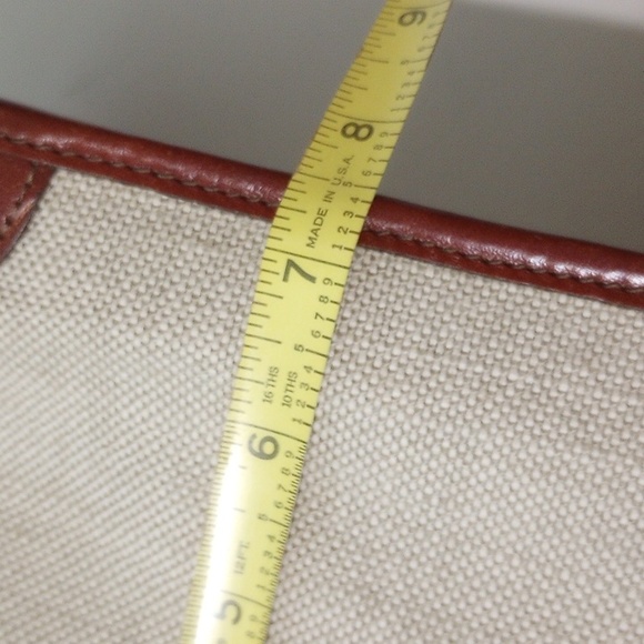 Brahmin Vintage Canvas and Leather Mini Tote - Picture 12 of 12